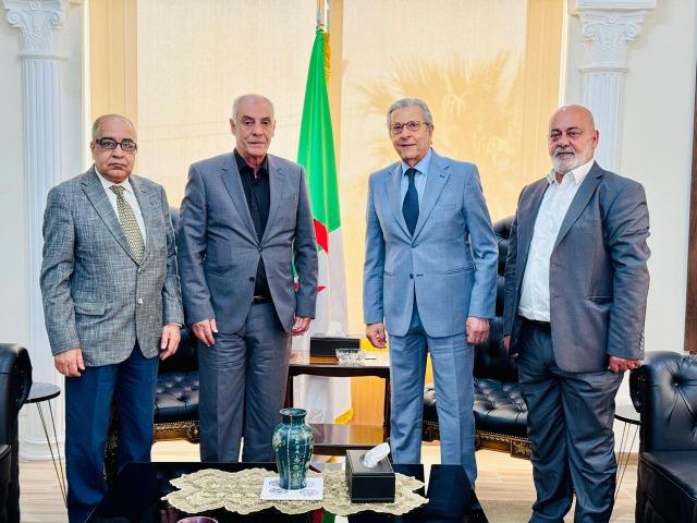لقاء مع وفد من جبهة النضال الشعبي الفلسطيني