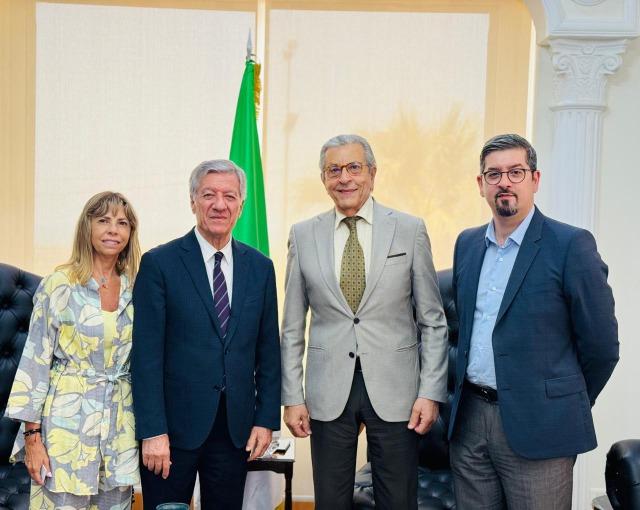 Meeting with the former Minister of Industry and Chairman of the Board of Directors of Vresso