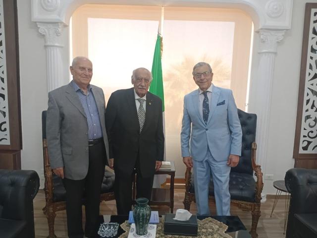 Meeting with the former head of the Arab Socialist Ba'ath Party