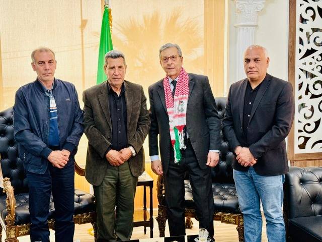 Rencontre avec une délégation du Front populaire de libération de la Palestine
